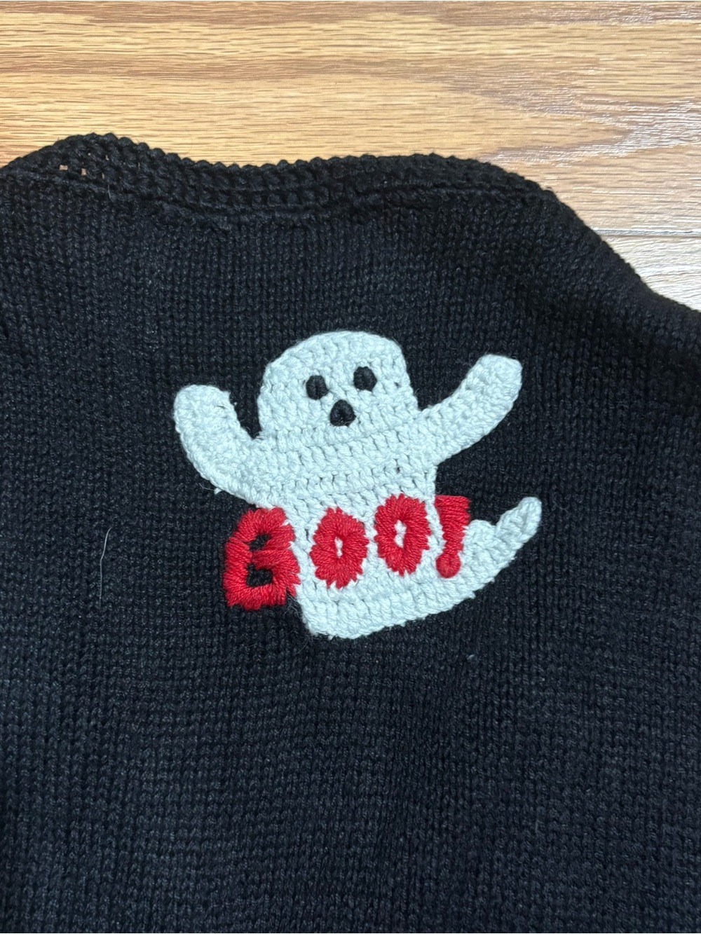 Vintage 90s Eagle’s Eye Knit Halloween Fall Sweater Vest Women’s Large Teacher - Picture 13 of 13